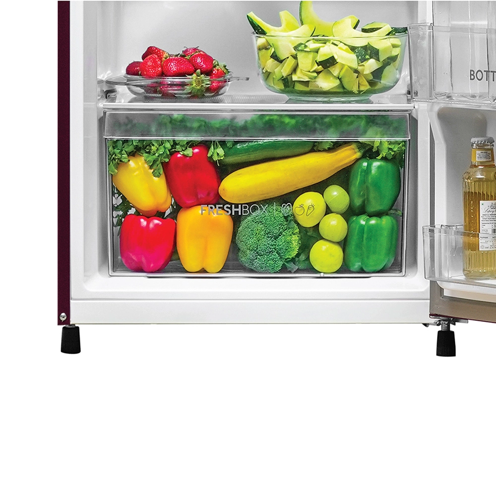 Haier 235L 2 Star Red Karen Single Door Refrigerator 